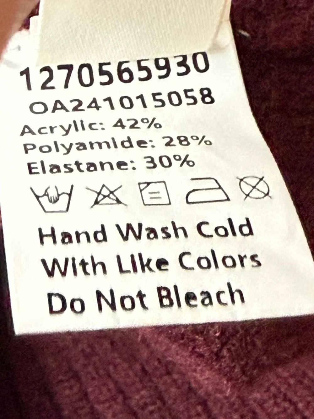 Commense Burgundy Velvet Bow Sweater Cropped Lantern Sleeve Coquette Romantic M - Picture 9 of 15